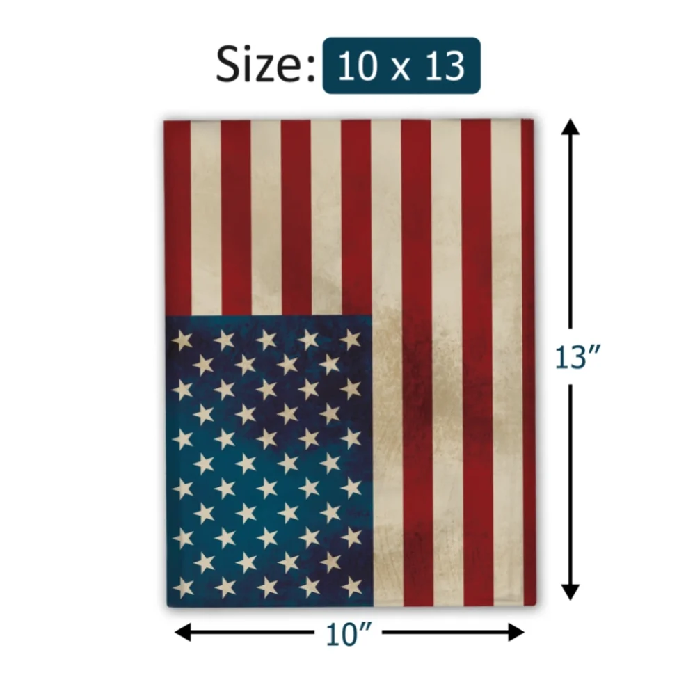20 10X13 American Flag Poly Mailers - Picture 4 of 8